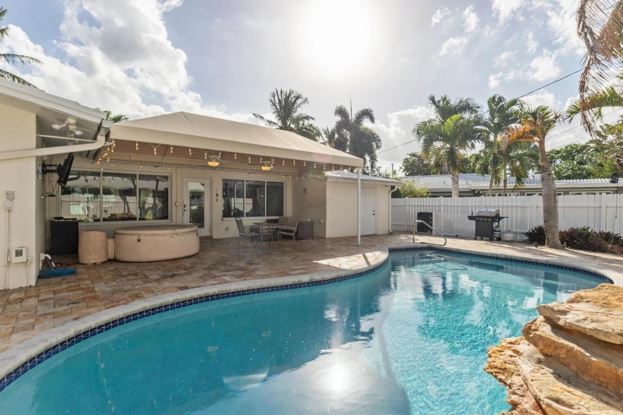 Chic Fort Lauderdale House With Private Pool Exteriör bild
