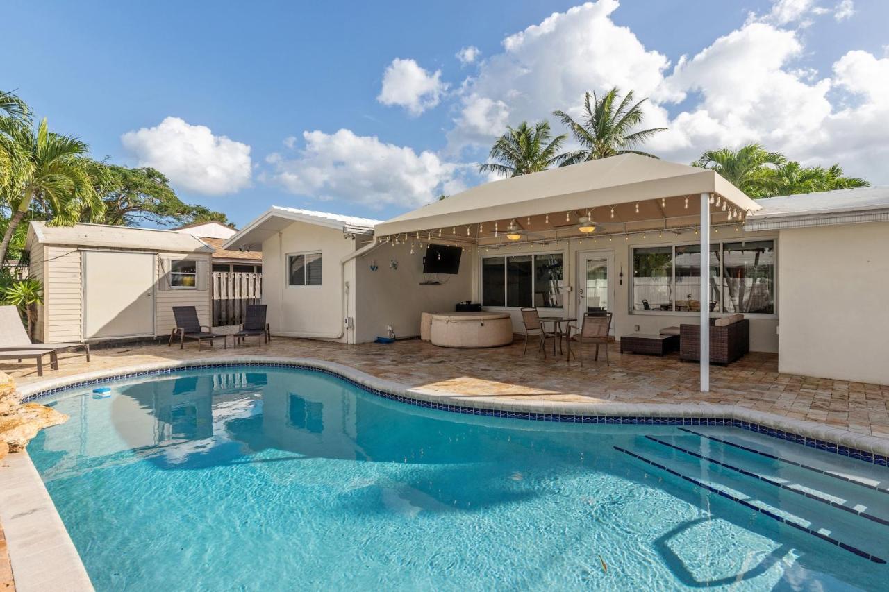 Chic Fort Lauderdale House With Private Pool Exteriör bild